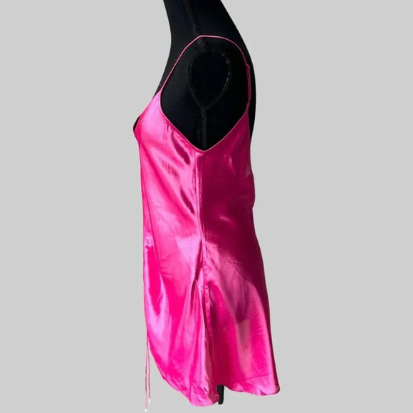 NWT La Senza Pink Satin Slip Dress - Picture 2 of 12